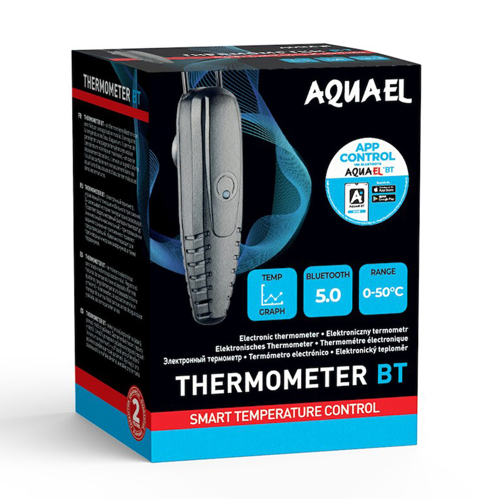 Aquael Thermometer BT Termometr Elektroniczny Bluetooth do Akwarium - zdjęcie 2/6